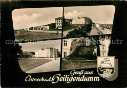 73140324 Heiligendamm Ostseebad Strand Promenade Hotel Gedenkstein Wappen Heilig - Heiligendamm