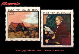 CUBA MINT. 1969-06 DÍA DEL SELLO CUBANO. PINTURAS - Neufs