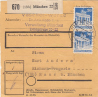 BiZone Paketkarte 1948: München Nach Haar B. München - Covers & Documents