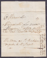 L. Datée 16 Novembre 1744 De ROCHEFORT Pour LIEGE - Port "3" - 1714-1794 (Pays-Bas Autrichiens)