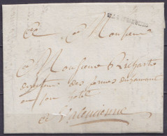 L. Datée 6 Septembre 1787 De Tromcourt Pour VALENCIENNE - Griffe "MARIEMBOURG" - 1714-1794 (Pays-Bas Autrichiens)