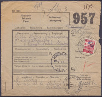 Bordereau Chemins De Fer Affr. 1/2 TR204 Càd CdF "AUVELAIS /-5.9-1939 Pour Pharmacien Militaire à PAMEL-…-NINOVE - Càd D - Documentos & Fragmentos