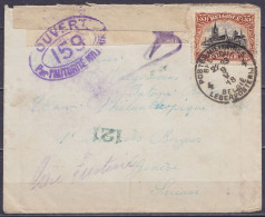 Env. Affr. N°142 Càd "POSTES MILITAIRES BELGIQUE 4/9 V 1918/ BELGIË LEGEPOSTERIJ 4"  Pour Interné Belge à GENEVE Suisse  - Armada Belga