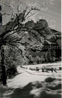 73136895 Fall Bad Toelz Winterlandschaft Isartal Fall Bad Toelz - Lenggries