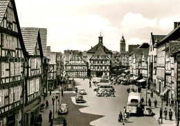 73136826 Eschwege Marktplatz Mit Altem Rathaus Fachwerkhaeuser Altstadt Eschwege - Eschwege