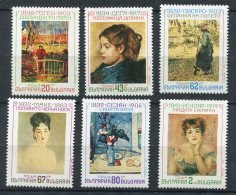 Bulgarie ** N° 3363 à 3368 -. Tableaux Des Impressionnistes Français - Unused Stamps