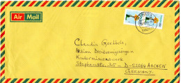 L75559 - Tansania - 2004 - 2@300'- Blumen A LpBf MTWARA -> Deutschland - Tanzanie (1964-...)