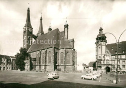 73135048 Koethen Anhalt Marktplatz Mit St Jakobs Kirche Und Rathaus Koethen Anha - Köthen (Anhalt)