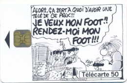 Télécarte France (05/98) Coupe Du Monde Foot 98-illustration Humour  (visuel, Puce, état, Unités, Etc Voir Scan) + Port - Zonder Classificatie