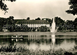 73132963 Bad Salzungen Kurhaus Am Burgsee Bootfahren Fontaene Bad Salzungen - Bad Salzungen