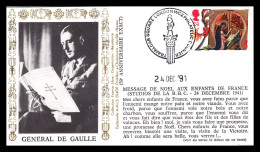 1 24	-	132	-	" Général De Gaulle" - Message De Noël Aux Enfants De France - Studios De B.B.C. Le 24 Décembre 1941 - De Gaulle (General)