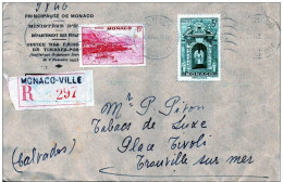 MONACO Lettre Recommendé - Storia Postale