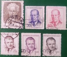 CECOSLOVACCHIA 1953  JANACEK-ZAPOTOCKY- GOTTWALD - Used Stamps
