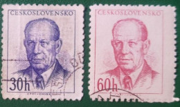 CECOSLOVACCHIA 1953  PRESIDENT ZAPOTOCKY - Usados