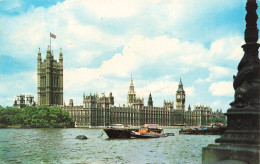 ROYAUME-UNI - House Of Parliament And River Thames - London - Vue Générale - Carte Postale Ancienne - Houses Of Parliament