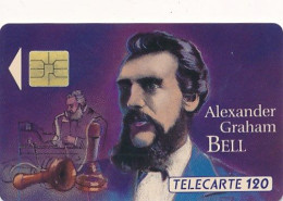 Télécarte France (11/92) Alexander Graham Bell (visuel, Puce,  état, Unités, Etc Voir Scan) + Port - Sin Clasificación