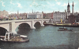 ROYAUME-UNI - London Bridge - Vue Panoramique D'un Pont - Des Bateaux - Carte Postale Ancienne - Andere & Zonder Classificatie