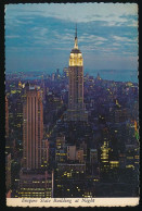 CPSM Dentelée 10,5 X 15 Etats Unis USA (64) New York City  Empire State Building At Night - Manhattan