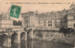 FRANCE - Saint Georges Sur Loire - Vue Sur Le Château De Serrant - La Cour D'honneur - L.V - Carte Postale Ancienne - Saint Georges Sur Loire