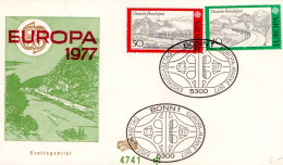 ALLEMAGNE FDC 1977 EUROPA - 1971-1980