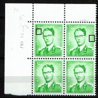 1068 Bloc 4 ** Cd  24I67 T1  Point Blanc E  T2 Q Point Blanc U - 1953-1972 Bril