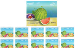 GREECE  2014     BOOKLET    SELF - ADHESIVE   STAMPS    DEFINITIVE     THE  MONTHS  IN  FOLK  ART - Postzegelboekjes