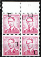 1069  Bloc 4  Bdf  **  Points Blancs - 1953-1972 Bril