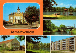 Liebenwalde Rathaus Am Markt, Freibad  Neubauten An Der Zehdenicker Straße G1983 - Liebenwalde