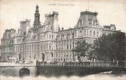 FRANCE - Paris - Hôtel De Ville - Carte Postale Ancienne - Other Monuments