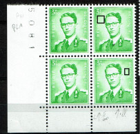 1068  P3  Bloc 4 Cdf  **  T 2 Double Coquille T4  Point Blanc Sous G - 1953-1972 Anteojos