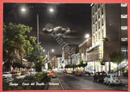 Cartolina - Rovigo - Corso Del Popolo - Notturno - 1964 - Rovigo