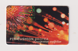 SOUTH AFRICA  -  Flower Pin Cushion Protea Chip Phonecard - Südafrika