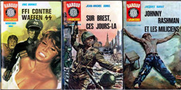 Livres "FFI CONTRE WAFFEN SS", "SUR BREST CES SOIRS LA" Et "JOHNNY RASHMAN ET LES MILICIENS"  _rl75 - French