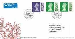 UK 2022 London Machin Queen Elisabeth II 70 Years Enthronement Royal Mail FDC Cover - Machins