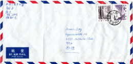 L75579 - VR China - 1985 - ¥1 Landschaft MiF A LpBf NANJING -> Westdeutschland - Storia Postale