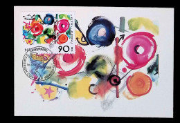 CL, FDC, 1 Er Jour, Carte Maximum , émission Commune Franco Suisse, 4000 Basel, 25-11-1988 - Maximum Cards
