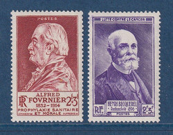 France - YT Nº 748 Et 749 ** - Neuf Sans Charnière - 1946 - Unused Stamps