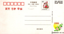 TAIWAN ENTIER CARTE LOTERIE 1999 NEUF - Storia Postale