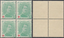 Belgique 1914 - Timbres Neufs. COB Nr.: 129 A Dont Variétés Point Rouge En Marge (Case 110)... (EB) AR-02039 - 1914-1915 Croix-Rouge