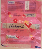 MALAYSIA..SOAP LABEL..SAVANNAH..BRIGHT&BEAUTIFUL - Etiketten