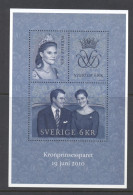 Suède 2010- Royal Crown Couple M/Sheet - Nuovi