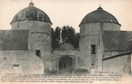 FRANCE - Guerchy - Les Tours Du Château - Vue Générale Sur Les Deux Trous - Carte Postale Ancienne - Auxerre