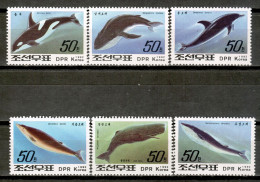 North Korea 1992 Corea Del Norte / Sea Mammals Whales Dolphins MNH Ballenas Delfines / Lu18  7-32 - Whales