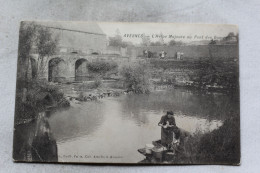 Cpa 1910, Avesnes, L'Helpe Majeure Au Pont Des Dames, Nord 59 - Avesnes Sur Helpe