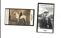 CP74 - CHROMOS FELIX POTIN 2ème COLLECTION - HIPPISME JOCKEYS - GEORGES STERN - PERCY WOODLAND - Hipismo