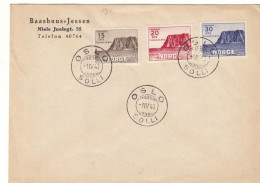 Norvège - Lettre FDC De 1943 - Oblit Oslo -  Valeur 20 Euros - - Storia Postale