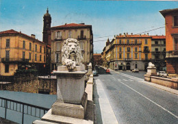 Cartolina Monza - Ponte Dei Leoni - Via Vitt Emanuele - Monza