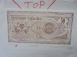 MACEDOINE 50 Denar 1992 Neuf (B.33) - Macedonia Del Norte