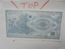 MACEDOINE 100 Denar 1992 Neuf (B.33) - Nordmazedonien