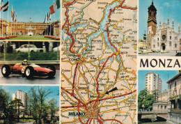 Cartolina Monza - Vedutine - Monza